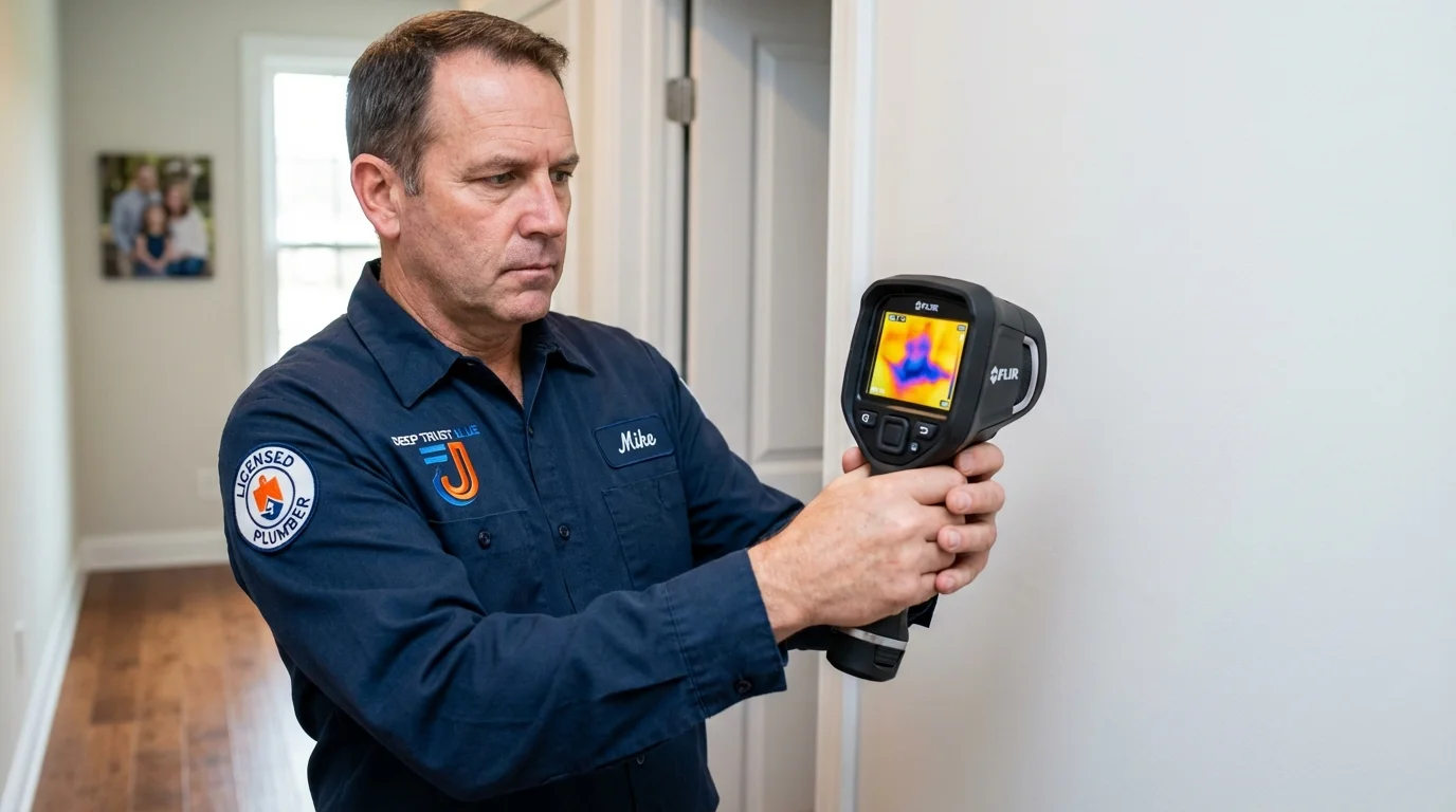 Thermal imaging leak detection by Johns Plumbing LLC in Metter